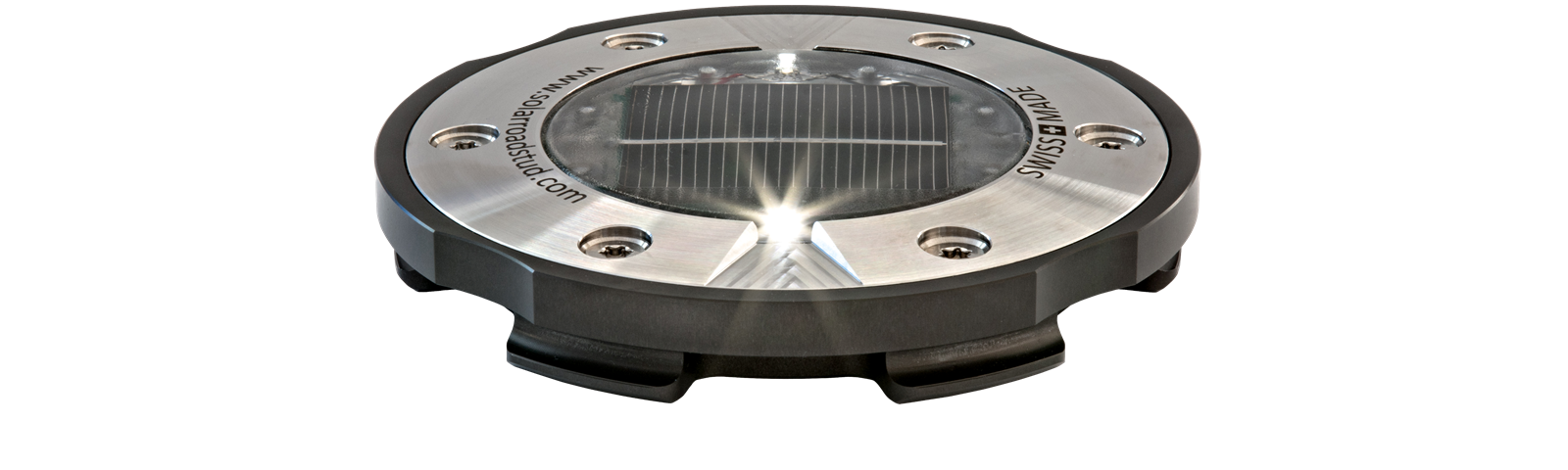 frontansicht der professionellen solar unterflur LED Bodenlampe